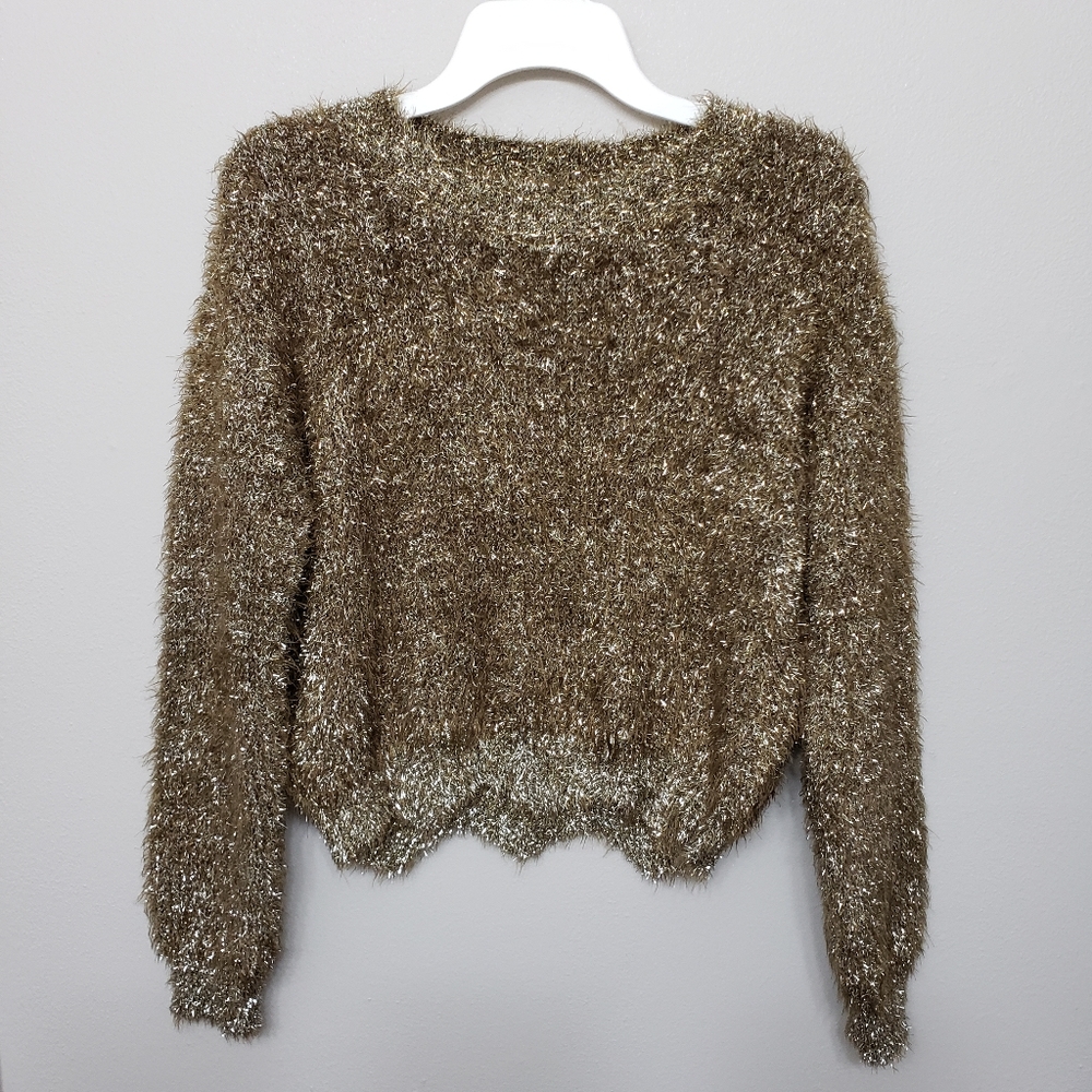 🌸 Lucy Paris Lola Metallic Eyelash Sweater